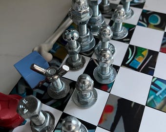 All the King’s Men: handmade hardware CHESS PIECES ONLY