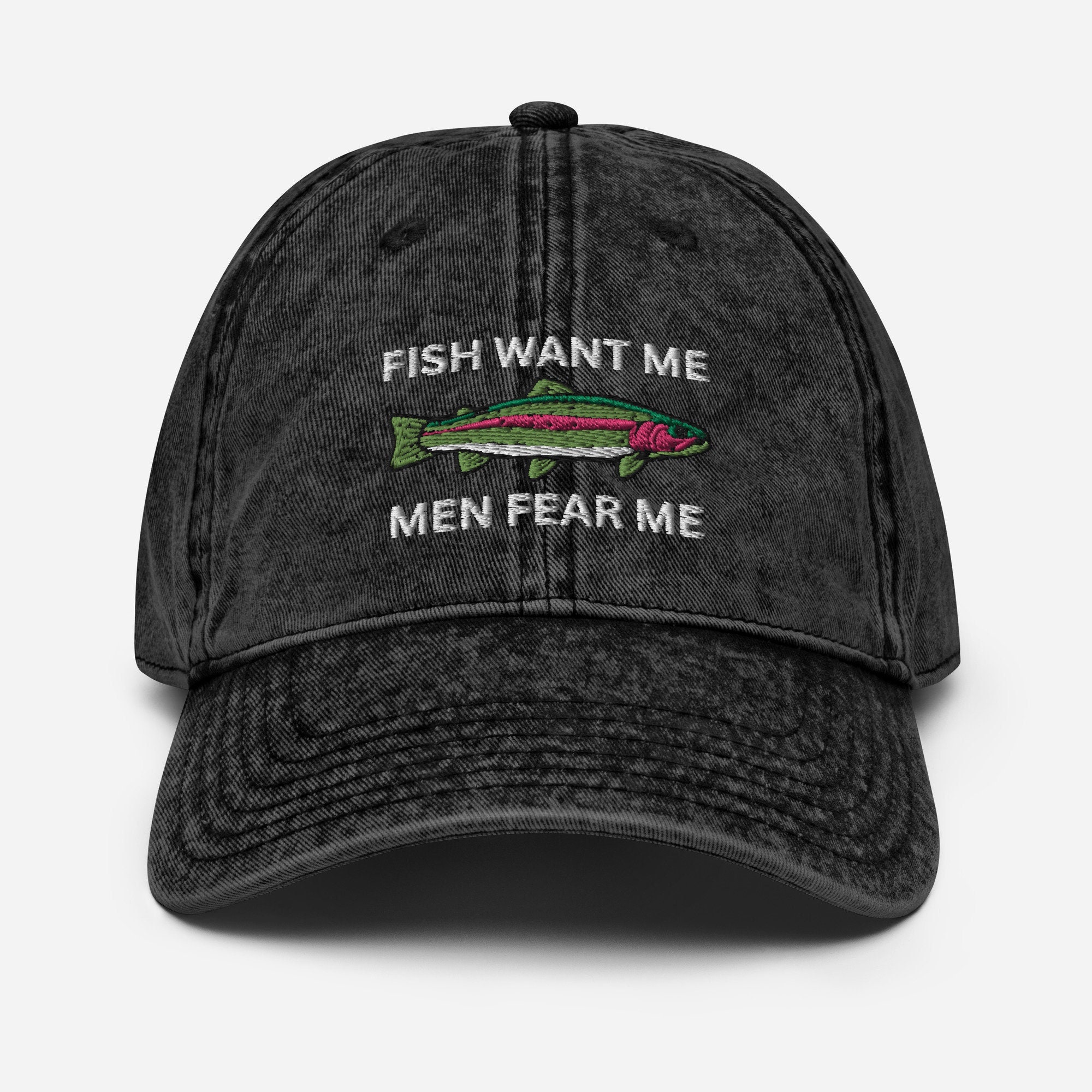 Embroidered Fish Hat 
