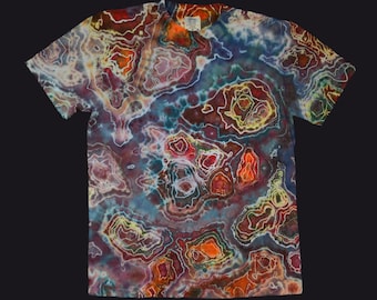 Geode Tie Dye Shirt - M Comfort Colors 6.1 oz. 100% Ringspun Cotton