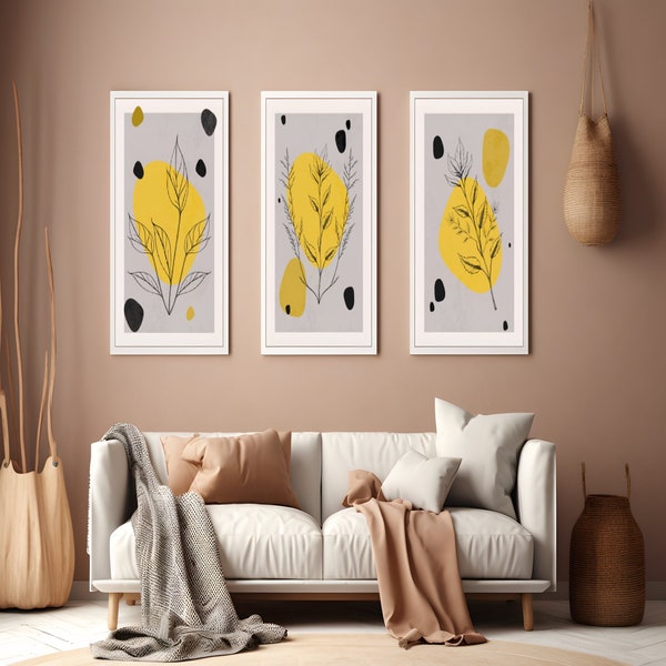 Mustard and Grey Etsy