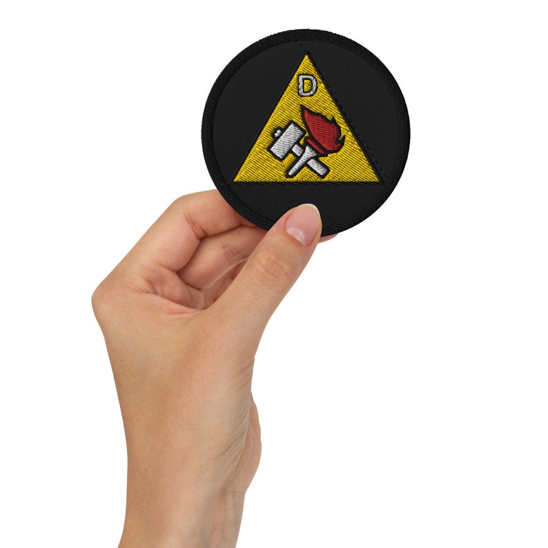 Robotech Macross Destroid Hammer and Torch Embroidered Patches Etsy