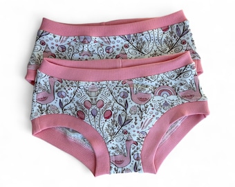 Toddler/Girls Bamboo Underwear 2 Pack