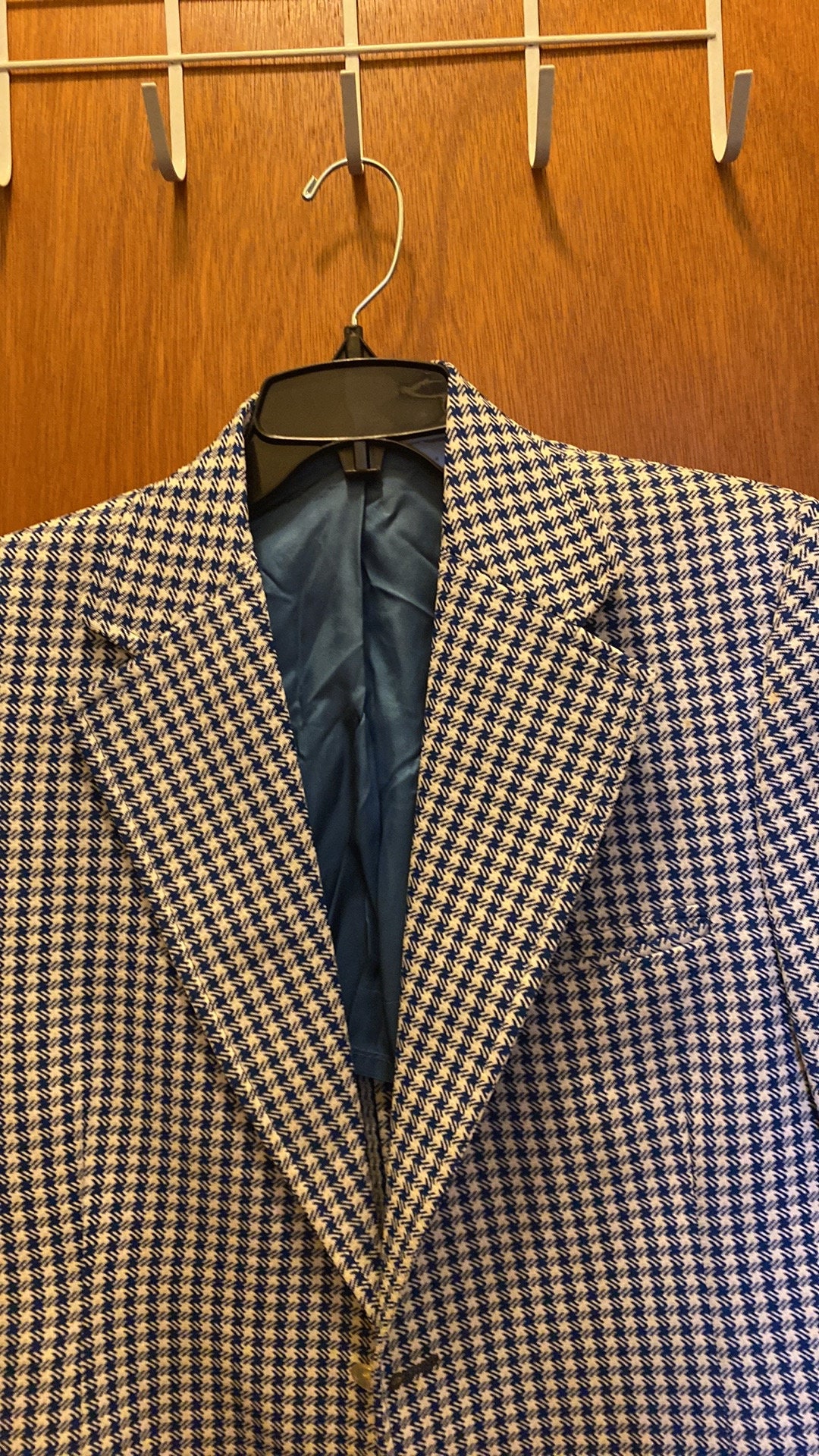 Vintage Mens Houndstooth Blazer Etsy