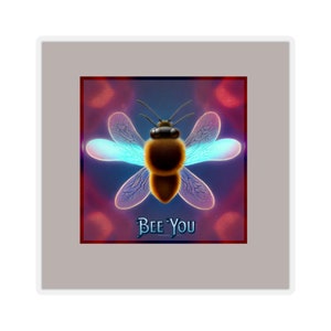 Bij jou! Honey Bee Sticker voor studenten en docenten
