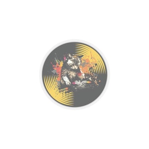 Cat Scratch DJ Mix Sticker