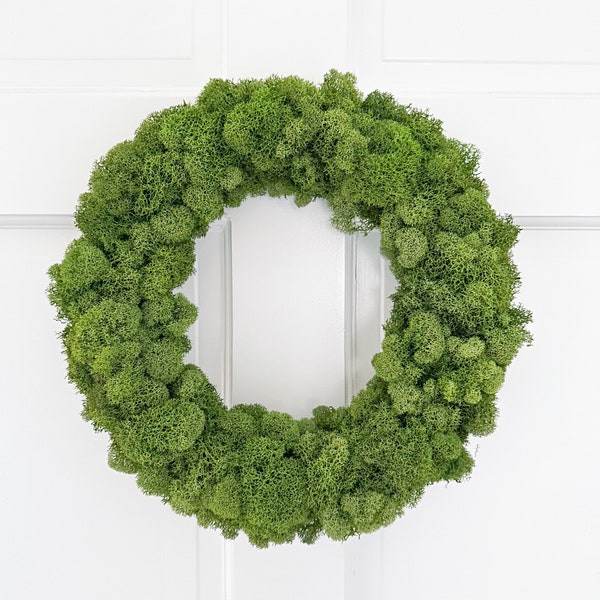 Preserved Moss Wreaths | Small, Medium, Large
