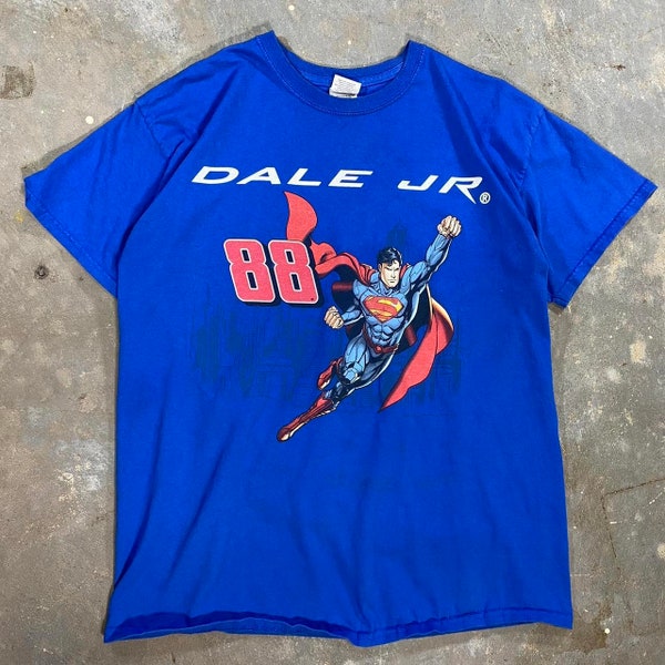 Vintage Nascar 2000s Dale Earnhardt Jr Superman Gráfico #88