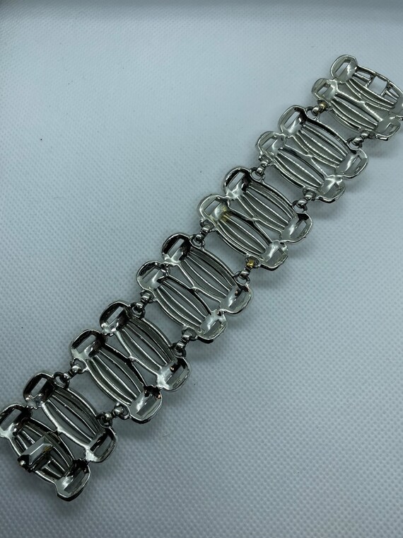 Silver Vintage Choker and Bracelet Set - image 3