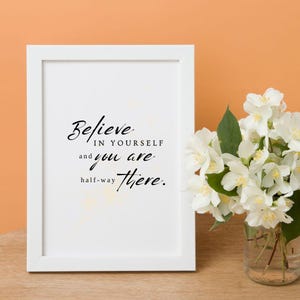 Believe in Yourself