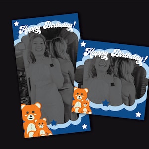 Kids Birthday 2 Overlay - Pre-made - 360 Photo Booth