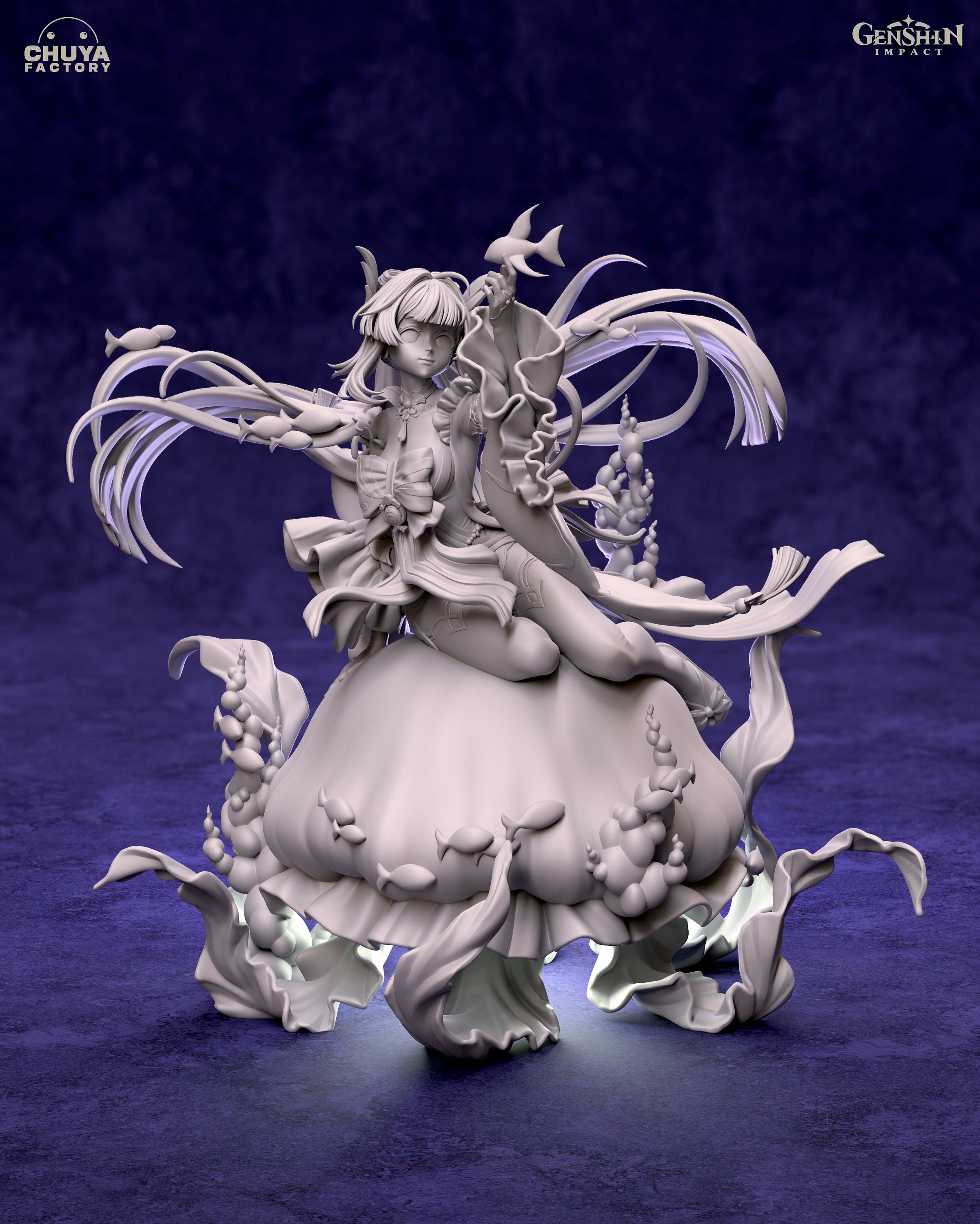 Sangonomiya Kokomi / Garage Kit/ Genshin Impact - Etsy