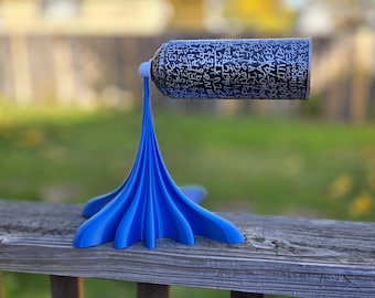 3D Pop Art Spray Can Sculpture, Floating Street Art, Modern Home Decor, Graffiti Artwork