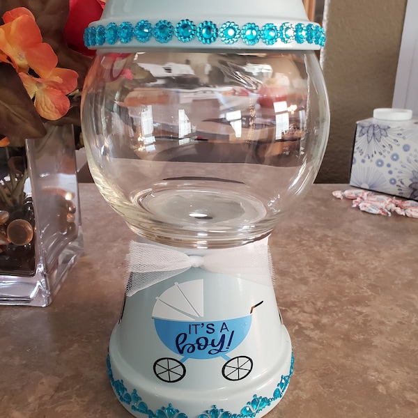 It's A Boy Candy Dish, Baby Shower Gift, New Mom To Be Gift, Centerpiece, Candy Storage, New Mom&Dad, Mothers Day Gift, Babys Birthday Gift
