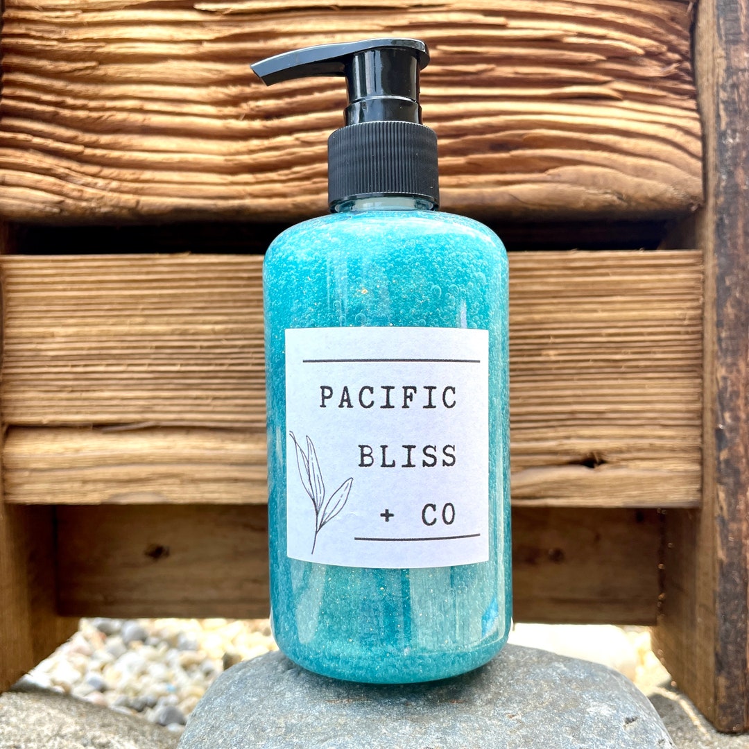Pacific Bliss Soap Handmade Liquid Soap Aqua Blue Soap Etsy