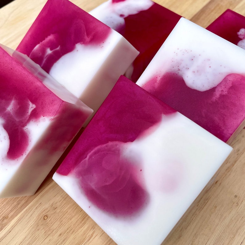 Pyramid Soap Handmade Rose Garden Soap, Artisan Floral Scented Bar - Etsy