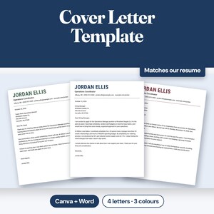 Bewerbungsschreiben-Vorlage (Canva und Word), Bewerbungsschreiben für einen Karrierewechsel, Dankesschreiben nach einem Vorstellungsgespräch, Kündigungsschreiben, Google Docs