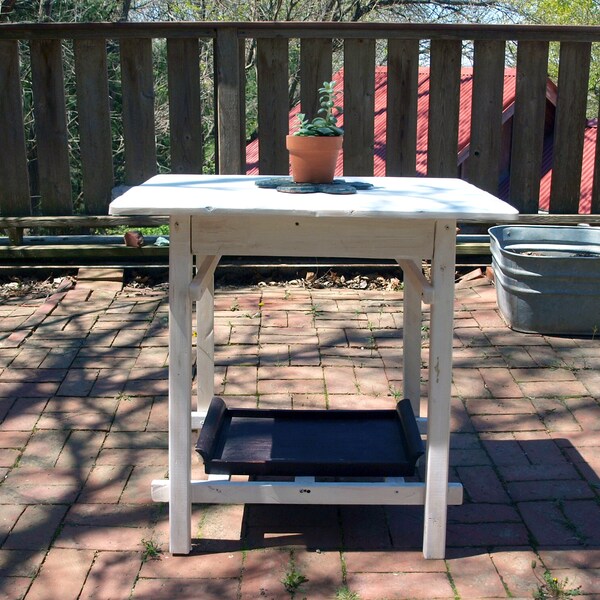Rustic Side Table Etsy