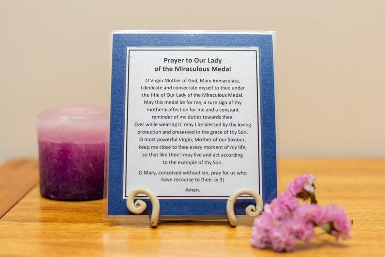 Miraculous Medal Laminated Prayer - Il 794xN.5277868460 Nich 