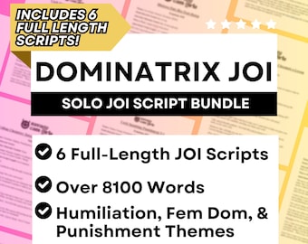 OnlyFans JOI Scripts for Solo Creators Femdom Script