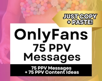 Mensajes PPV de Onlyfans Ideas de contenido de Onlyfans Guión de Onlyfans para el planificador de Onlyfans