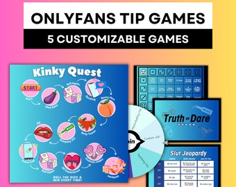 OnlyFans Tip-gamebundel voor OnlyFans Solo Creators | OnlyFans Reddit Fansly Twitch Tipping Games OnlyFans Ideas OnlyFans-sjabloon