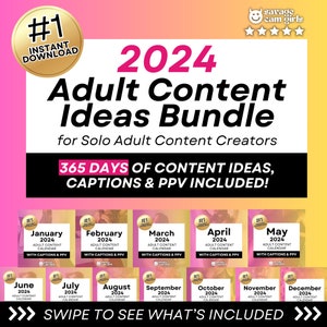 2024 OnlyFans Content Calendar, Captions & OnlyFans PPV Ideas for Solo OnlyFans Creators | OnlyFans Script, Fansly Captions, OnlyFans Ideas