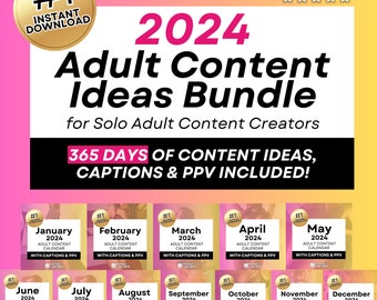 2024 OnlyFans Content Calendar, Captions & OnlyFans PPV Ideas for Solo OnlyFans Creators | OnlyFans Script, Fansly Captions, OnlyFans Ideas