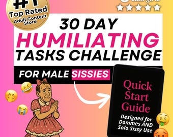 Humiliating Sissy Training Challenge designed for Femdoms to Dominate their Submissive Fans