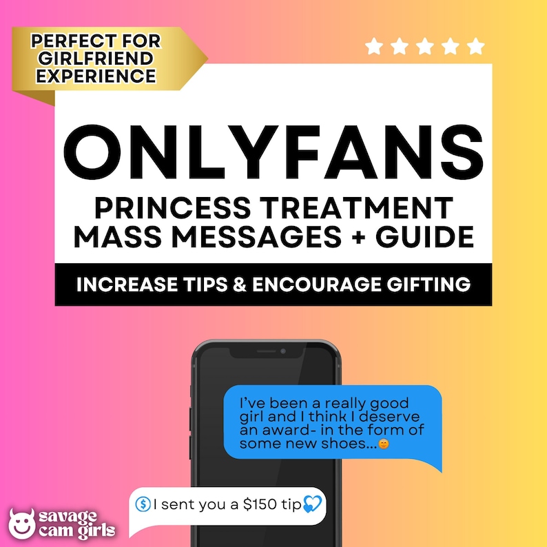 Onlyfans Content Ideas Princess Treatment Onlyfans Mass Messages