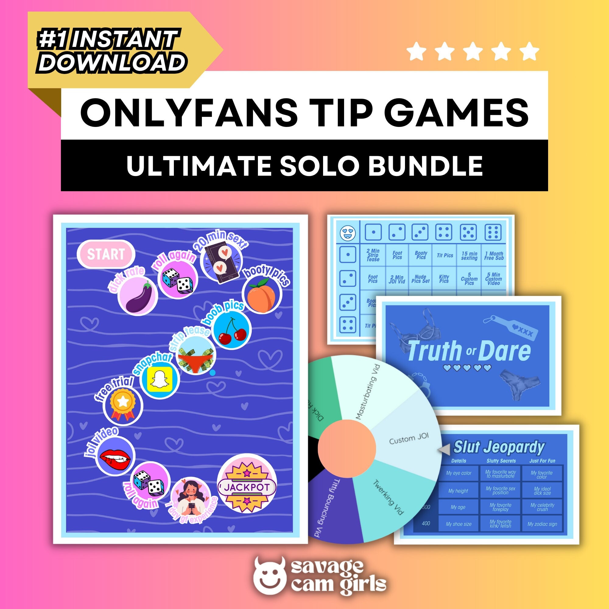 Onlyfans Tip Game Bundle for Onlyfans Solo Creators Onlyfans - Etsy UK