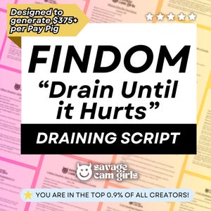 Findom Drain Script for Solo Domme | Financial Dominatrix Script | OnlyFans Script & Fansly PPV OnlyFans Femdom Script | Findom Script