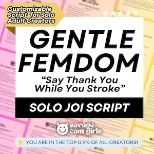 Femdom Script for Solo Creators | Dominatrix Script | Fansly & OnlyFans PPV | OnlyFans Femdom Content Ideas |  Domme OnlyFans Script