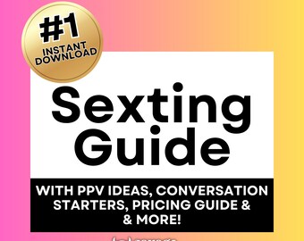 Sexting Guide OnlyFans Ideas Fansly PPV Messages OnlyFans Content Ideas OnlyFans Script for Sext Adult Content OnlyFans Planner NSFW Caption
