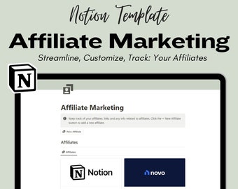 Affiliate Marketing Template