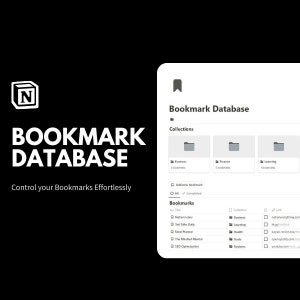 Peut inclure: Une capture d'écran d'une interface de site Web montrant une base de données de signets avec un fond blanc et du texte gris. Le site Web a une section pour les collections avec trois dossiers étiquetés "Business", "Finance" et "Learning". Le site Web a également une section pour les signets avec une liste de signets sous l'onglet "All". Les signets sont étiquetés avec leurs titres, tels que "Notion Icons", "Ted Talks Daily", "Meal Planner", "The Mindset Mentor" et "SEO Optimization".