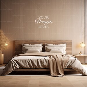 Bedroom Mockup, Master bedroom Wall Mockup, Blank Wall, Empty Wall Mockup, Minimalist Mockup, Empty Wall, Wall Mockup, Interior Mockup