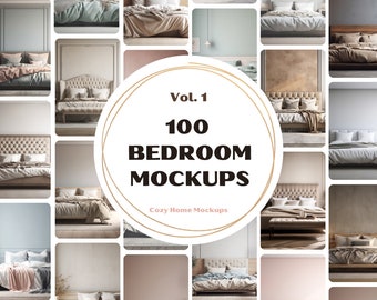 100 Bedroom Blank Wall Mockup Bundle, Wall Mockup, Blank Wall, Empty Wall Mockup, Minimalist Mockup, Wall Mockup, Interior Mockup