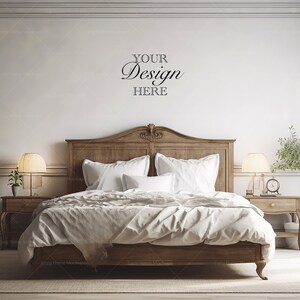 Bedroom Mockup, Master bedroom Wall Mockup, Blank Wall, Empty Wall Mockup, Minimalist Mockup, Empty Wall, Wall Mockup, Interior Mockup