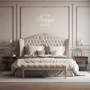 Bedroom Mockup, Master bedroom Wall Mockup, Blank Wall, Empty Wall Mockup, Minimalist Mockup, Empty Wall, Wall Mockup, Interior Mockup