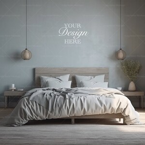 Bedroom Mockup, Master bedroom Wall Mockup, Blank Wall, Empty Wall Mockup, Minimalist Mockup, Empty Wall, Wall Mockup, Interior Mockup