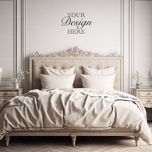 Bedroom Mockup, Master bedroom Wall Mockup, Blank Wall, Empty Wall Mockup, Minimalist Mockup, Empty Wall, Wall Mockup, Interior Mockup