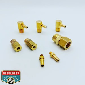 Ghostbusters Afterlife/Frozen Empire Proton Pack Brass Clippard Elbows and Straights