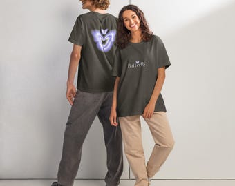 Oversized Butterfly Glow T-Shirt | Anime Streetwear Graphic Tee