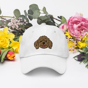 Custom EMBROIDERED Pet Hat Using Pet Photo Personalized Dog Hat Custom Cat Hat Custom Pet Cap Dog Hat Custom Dog Baseball Cap Dog Mom Hat