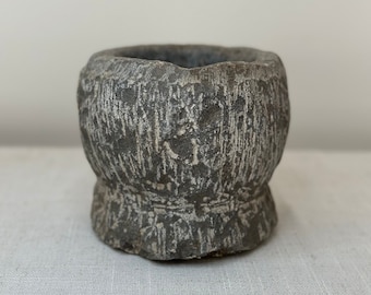 Vintage Limestone Mortar Bowl/Vessel
