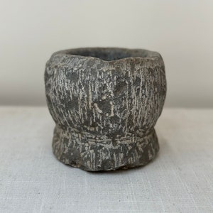 Vintage Limestone Mortar Bowl/Vessel