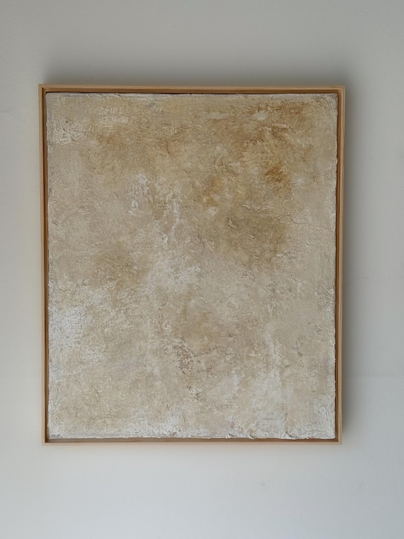 Abstract Original Organic Modern Art Painting- Limestone