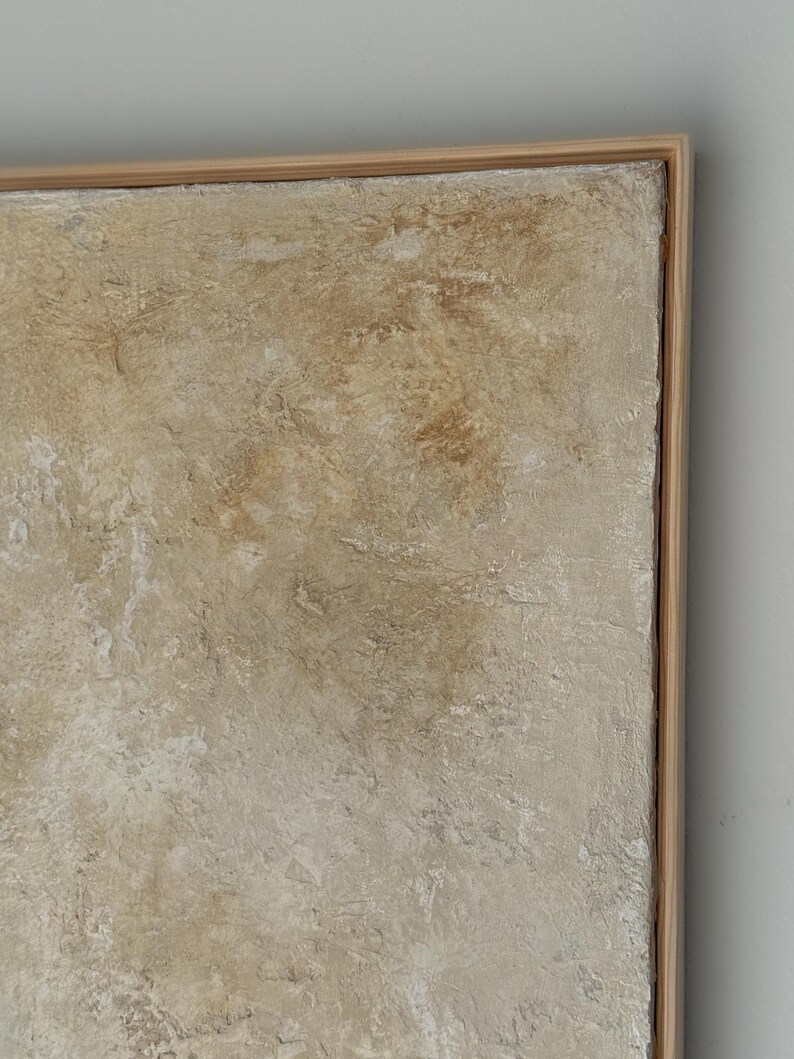 Abstract Original Organic Modern Art Painting- Limestone image 2
