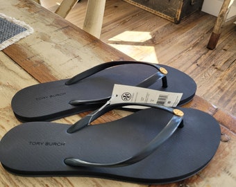 Tory Burch Flip Flops Dark Navy