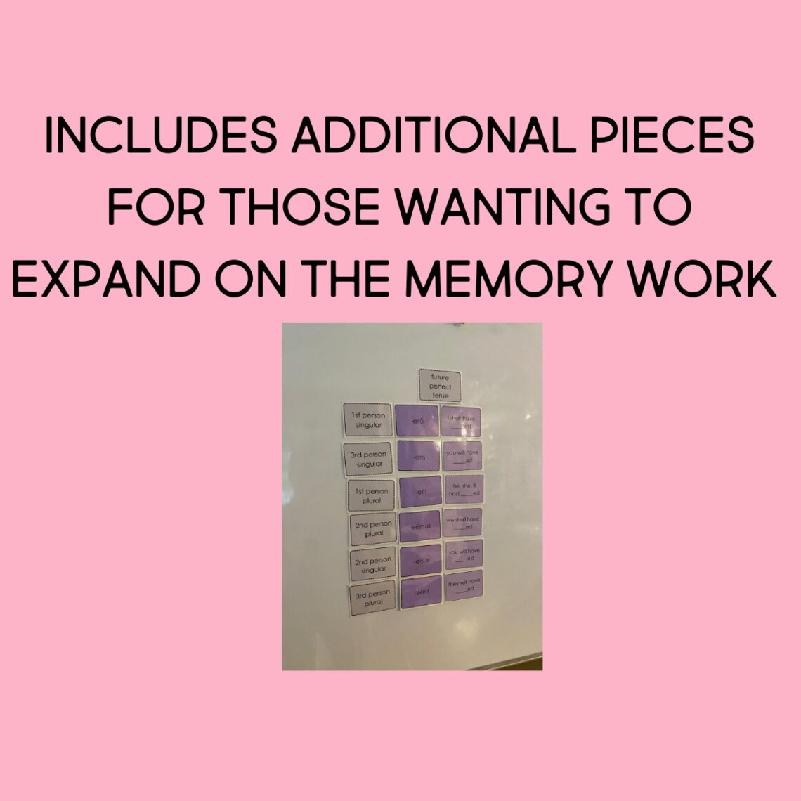 Latin Whiteboard Chart for Classical Conversations Cycle 2 - Etsy